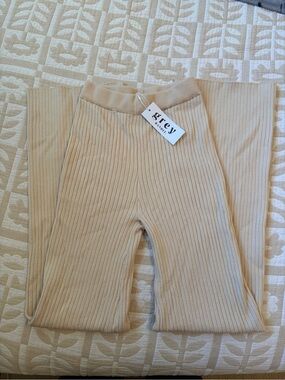 grey bandit flare lounge pants